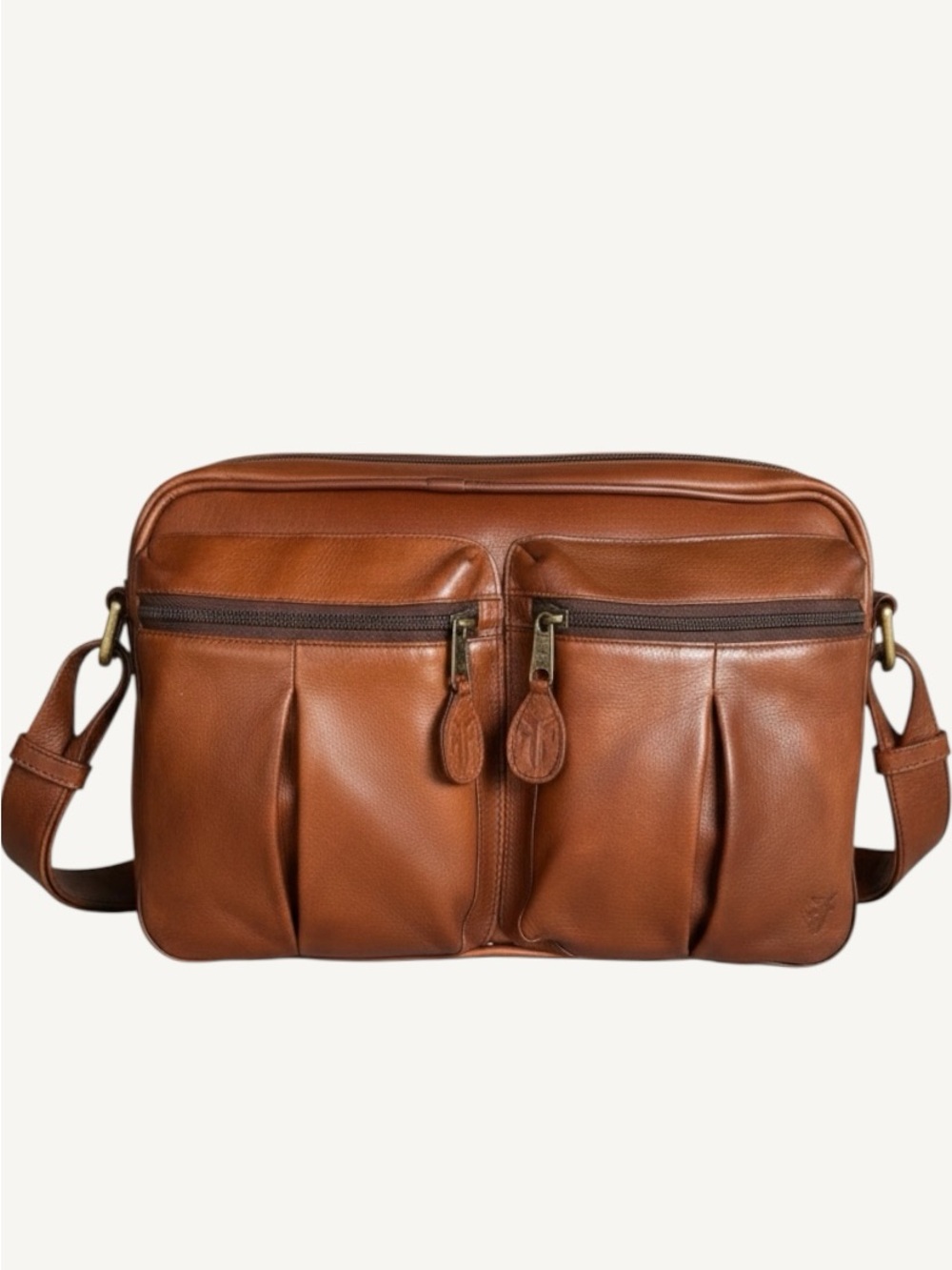 Frye Vintage Work Bag Leather Crossbody Messenger Bag
